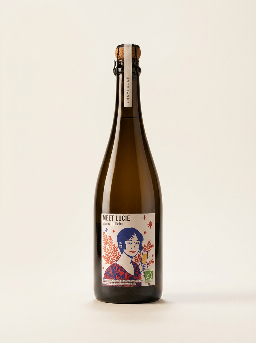 Meet Lucie — Blanc de Noirs Champagne 2020 — Mousserende fra Meet Lucie, Champagne, Frankrig